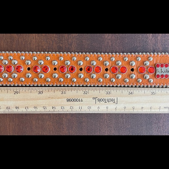 BB Simon bling belt orange - Picture 3 of 5